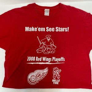 Detroit Red Wings 2008 Playoff Tee